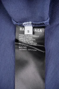 Balenciaga Double B Mud-Dyed Distressed Print T-shirt