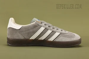 Gazelle Indoor ‘Grey White’ Low Sneakers Reps