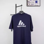 Blue Logo Print T-shirt