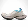 CIRCUIT TRAINERS IN BEIGE BLUE