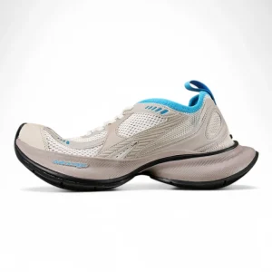 CIRCUIT TRAINERS IN BEIGE BLUE