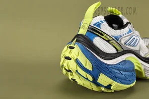 Balenciaga 10XL Niedrige Sneaker 'White Yellow Blue' Replica