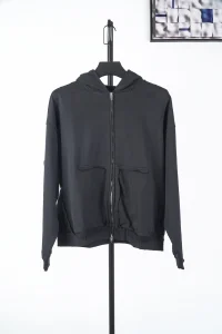 Balenciaga Distressed Effect Zipped Hoodie