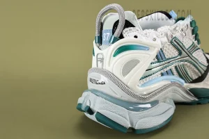 Balenciaga Runner Sneaker White Green Blue