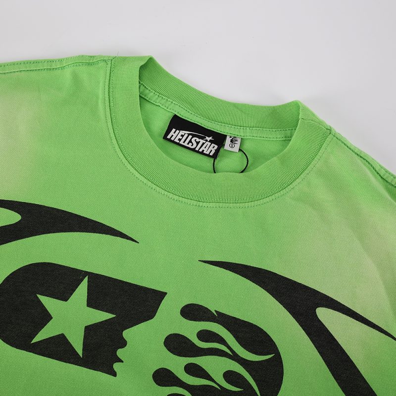 Hellstar Warm Up T-Shirt 'Neon Green'