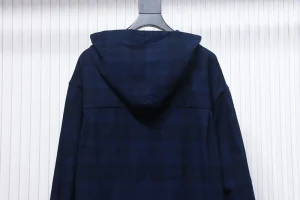 Flannel Plaid Hooded Jacket