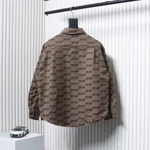 Full-Printed Jacquard Shirt