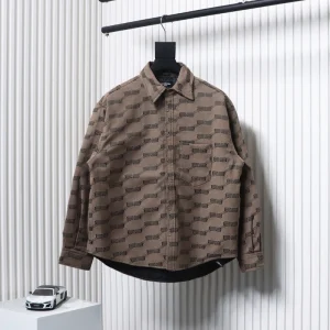 Full-Printed Jacquard Shirt