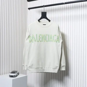 Two-Color Logo Masking Tape Sweatshirt