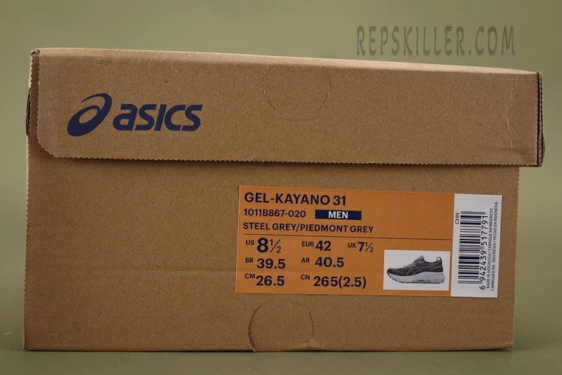 ASICS Gel-Kayano 31 Steel Grey Piedmont Grey