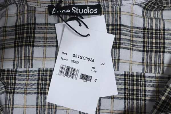 Acne Flannel Check Shirt