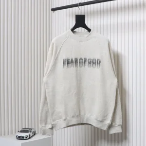 Fear Of God Shadow Letter Print Sweatshirt