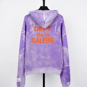 Gallery Dept Purple Logo Print Hooded Jacket (High quality)