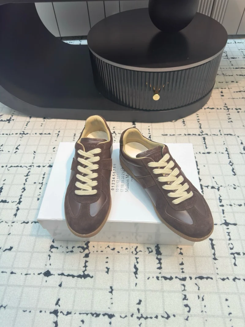 Calfskin Replica Sneaker 'Brown' - Image 6