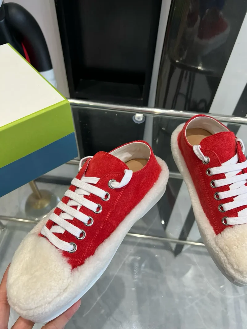 MARNI Red Teddy Tennis Sneaker 4 Color