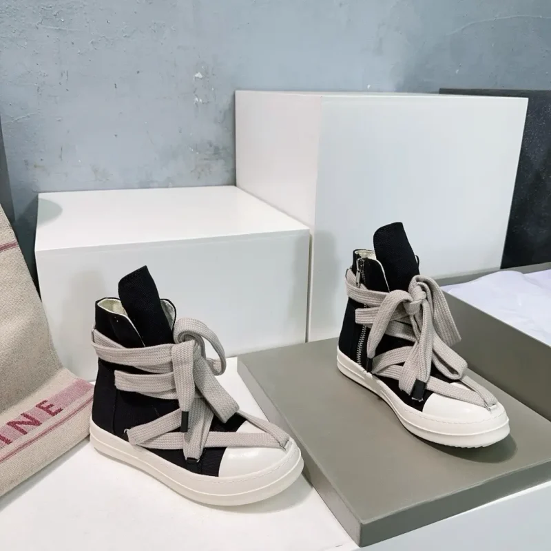 Rick Owens DRKSHDW Luxor Hexa High 'Black Milk' - Image 3