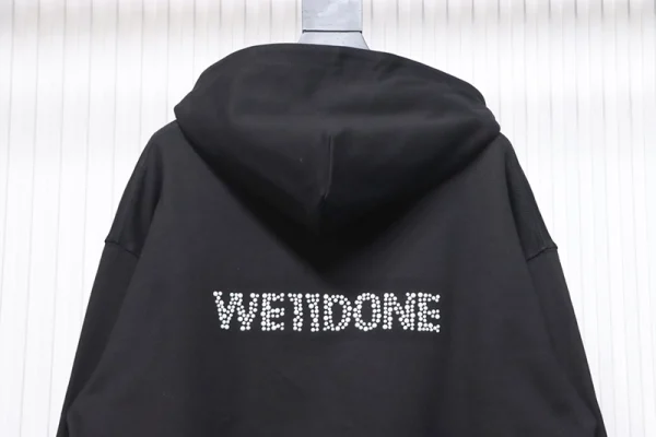 WE11 DONE Back Diamond Hoodie