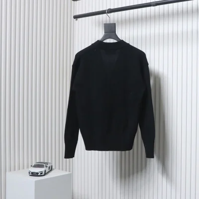 Ami Logo Cardigan Sweater