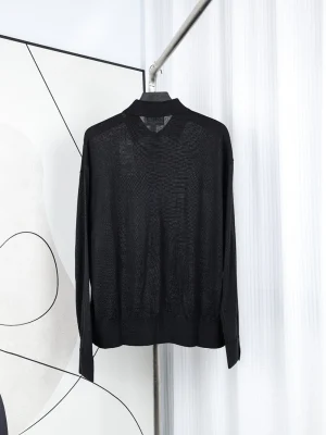 Ami Logo Polo Sweater