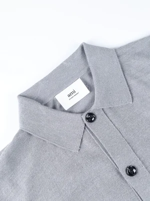 Ami Logo Polo Sweater