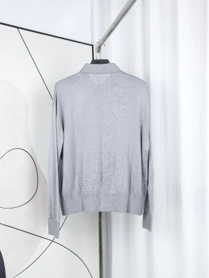 Ami Logo Polo Sweater