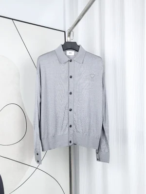 Ami Logo Polo Sweater