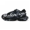 Balenciaga Track Signature Sneaker in Black/white