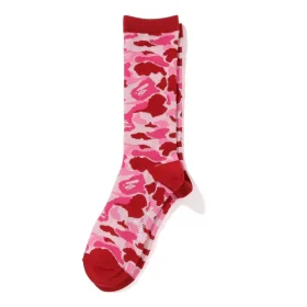 Bape Pink Camouflage Socks