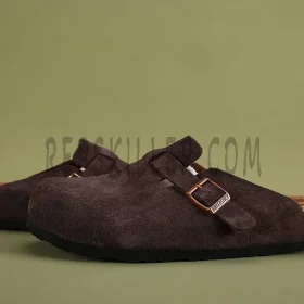 Birkenstock Boston Soft Footbed Clog Dark Brown