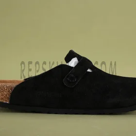 Boston Suede Leather Black