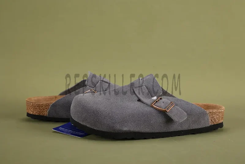 Boston Suede Leather Gray