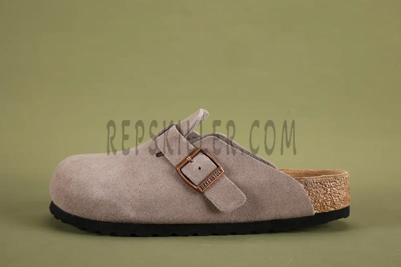 Boston Suede Leather Light Brown - Image 2