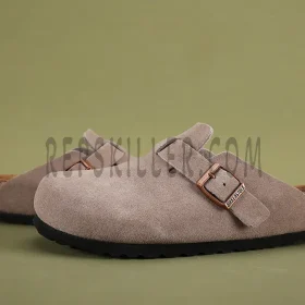 Boston Suede Leather Light Brown