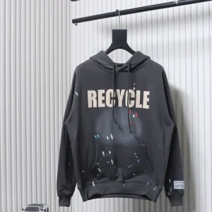 Gallery Dept Recycle Logo Print Hoodie