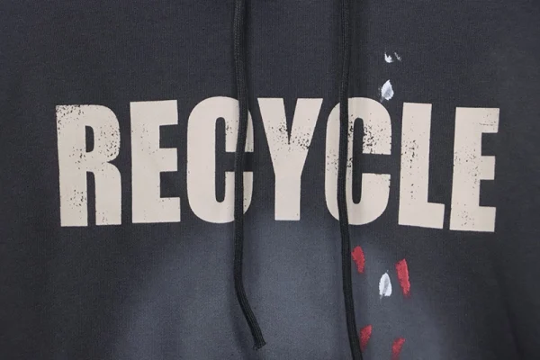 Gallery Dept Recycle Logo Print Hoodie