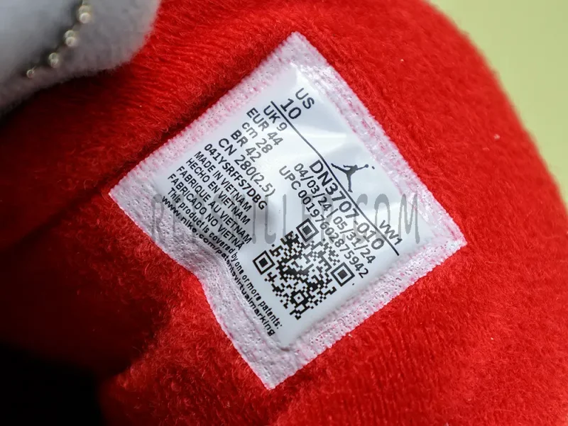 the size label