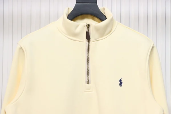 Logo Embroidered Zippered Cardigan