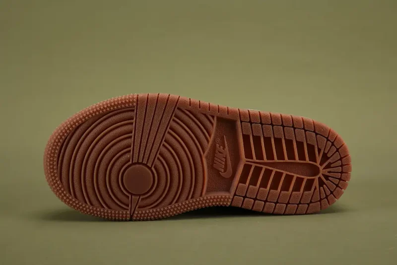 Brown rubber sole