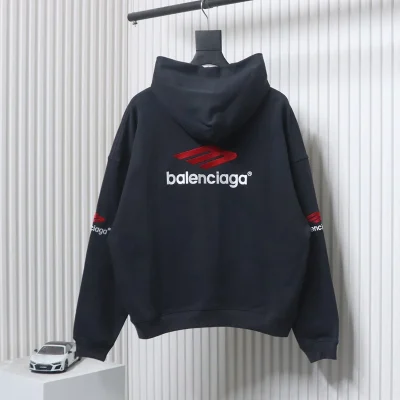 Sports Icon Oversized Embroidered Hoodie