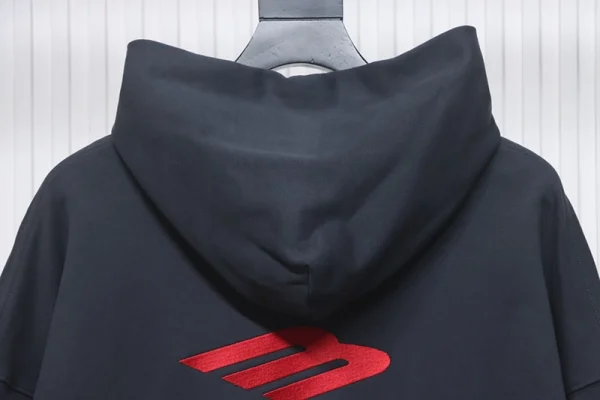 Sports Icon Oversized Embroidered Hoodie