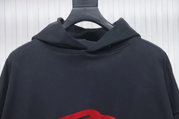 Sports Icon Oversized Embroidered Hoodie