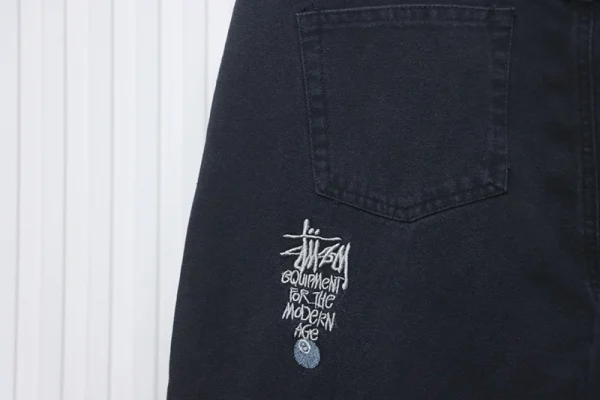 Stussy Distressed Black 8 Pants