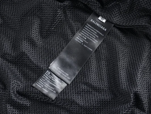 Woven Coat With Embroidered Letters