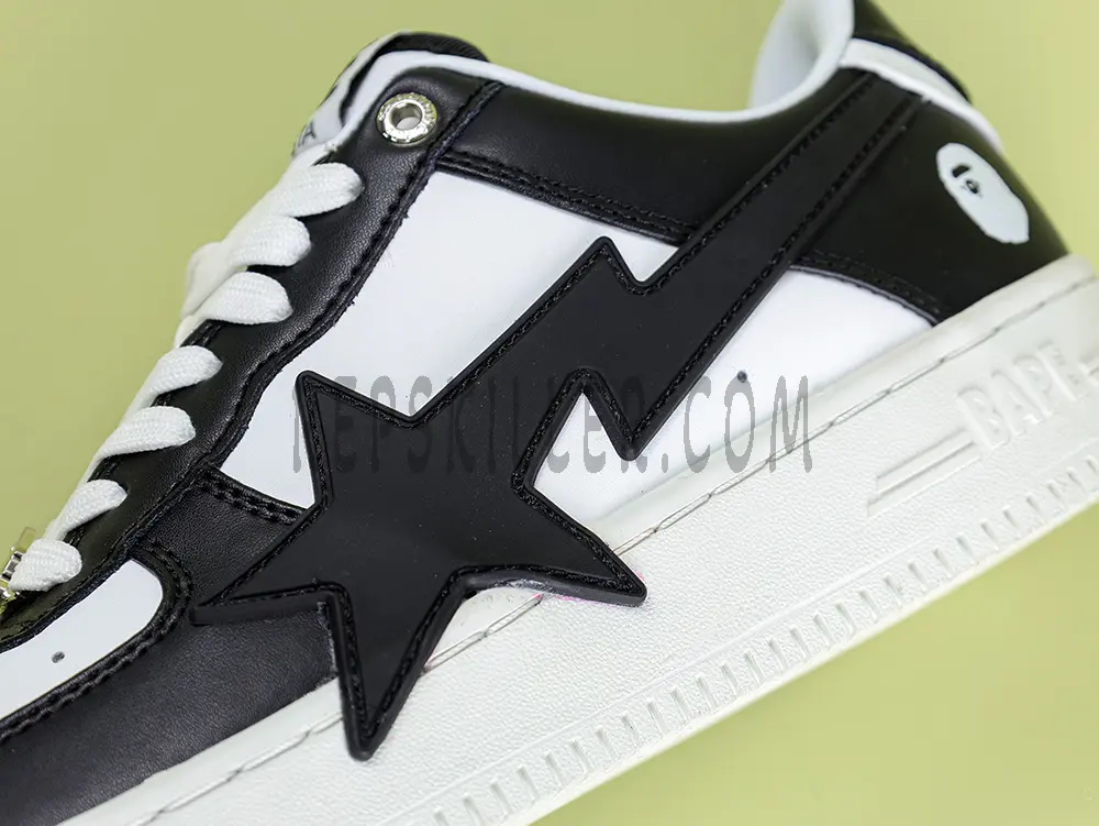 A BATHING APE BapeSta OS Black Low Sneakers