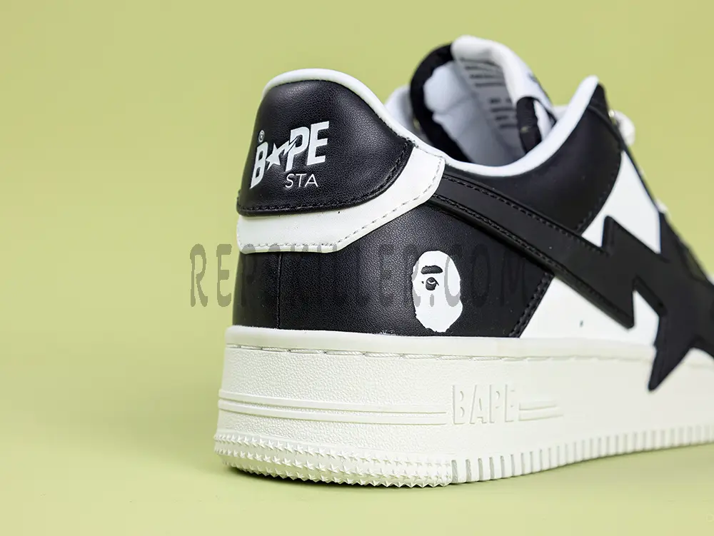 A BATHING APE BapeSta OS Black Low Sneakers