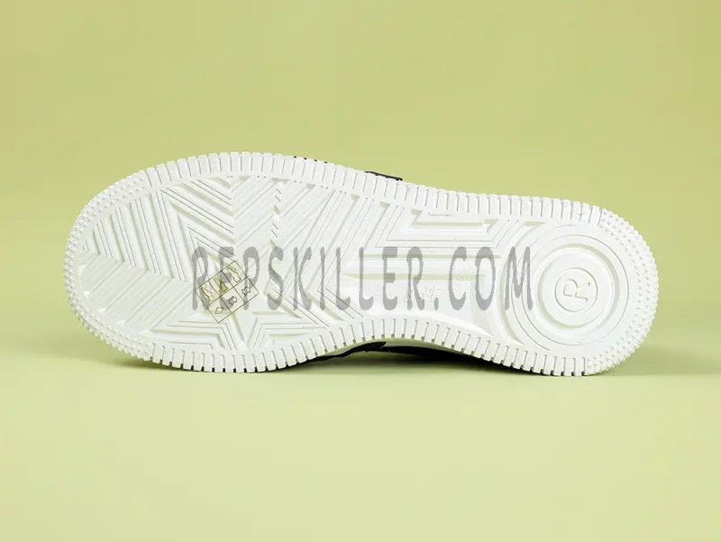 the white outsole