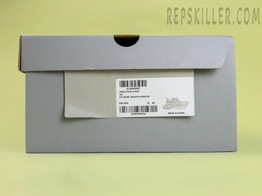Balenciaga Men 3XL Fishnet Sneaker Grey1