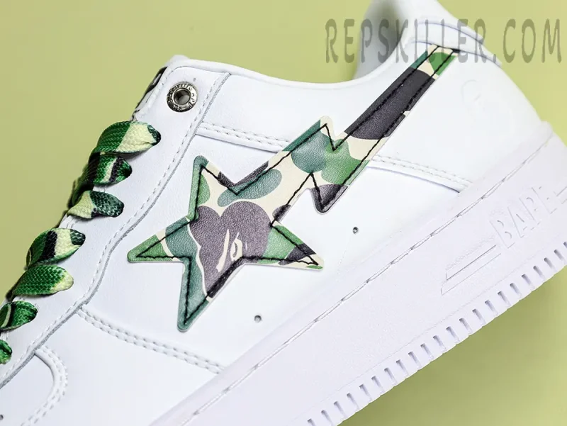 Bapesta Low 'ABC Camo - Green' Replica