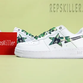 Bapesta Low 'ABC Camo - Green' Replica