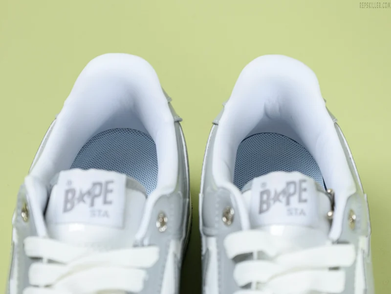 BATHING APE STA Patent Leather Grey - Image 11